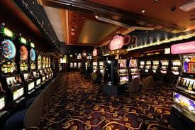Live dealer blackjack table with tropical studio setting